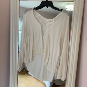 Silence & noise urban outfitters white long sleeve